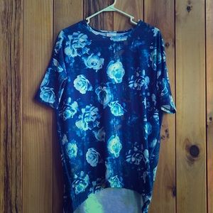 Blue floral Irma worn once great condition